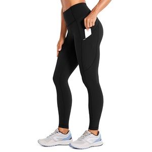 CRZ YOGA Women's Light-Fleece Workout Leggings 28''
